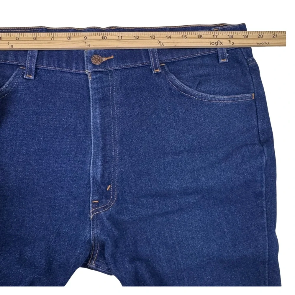 Vintage Levi's 547 Jeans Mens Straight Leg Dark Wash Size 38x28 Blue 90s Retro‎
